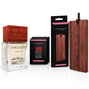 Fresso Zestaw Sugar Love drewniana zawieszka + perfumy 50 ml